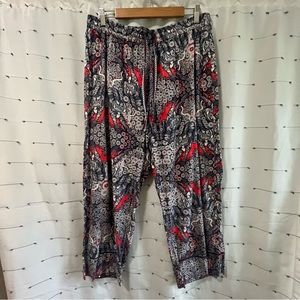 Anthropologie Florence Balducci Menagerie pants size L